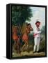West Indian Man of Colour, Directing Two Carib Women with a Child, c.1780-Agostino Brunias-Framed Stretched Canvas