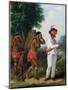 West Indian Man of Colour, Directing Two Carib Women with a Child, c.1780-Agostino Brunias-Mounted Premium Giclee Print