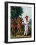 West Indian Man of Colour, Directing Two Carib Women with a Child, c.1780-Agostino Brunias-Framed Giclee Print