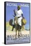 West Indies by Royal Mail Steam Packet Company Poster-null-Framed Stretched Canvas