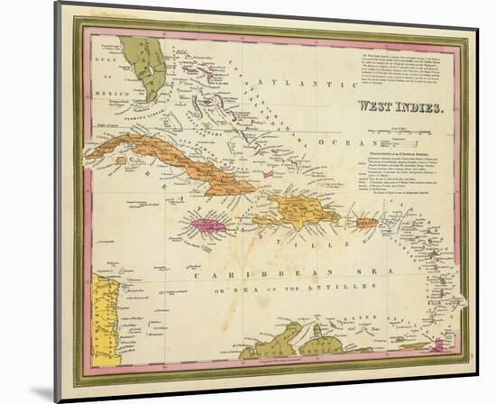 West Indies, c.1846-Samuel Augustus Mitchell-Mounted Art Print