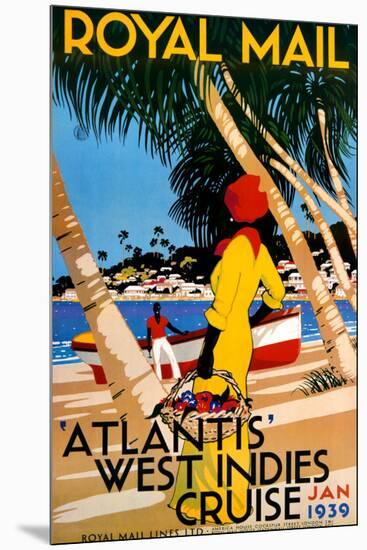 West Indies Cruise-null-Mounted Art Print