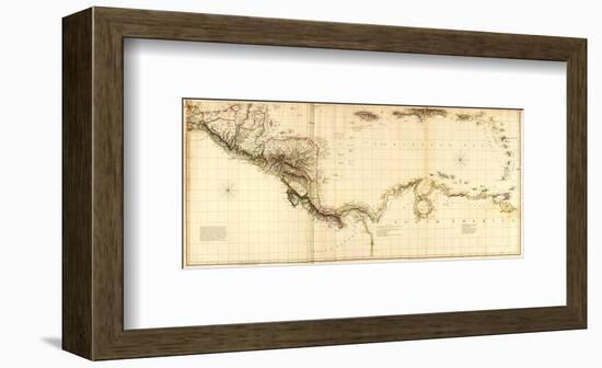 West Indies II, c.1810-Aaron Arrowsmith-Framed Art Print