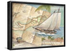 West Indies Schooner-Ron Jenkins-Framed Art Print