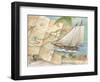 West Indies Schooner-Ron Jenkins-Framed Art Print