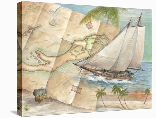 West Indies Schooner-Ron Jenkins-Stretched Canvas