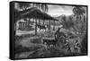 West Indies Sugar Plantation-R. Henkel-Framed Stretched Canvas