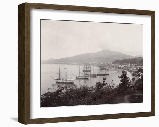 West Indies, View of St. Pierre, Martinique-null-Framed Photographic Print