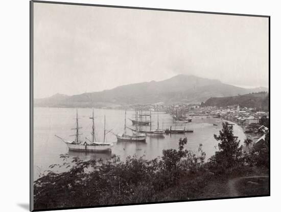 West Indies, View of St. Pierre, Martinique-null-Mounted Photographic Print