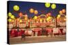 West Kowloon Bamboo Theatre at Dusk, Kowloon, Hong Kong, China, Asia-Ian Trower-Stretched Canvas