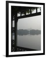 West Lake, Hangzhou, Zhejiang Province, China, Asia-Jochen Schlenker-Framed Premium Photographic Print