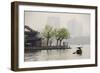 West Lake, Hangzhou, Zhejiang province, China, Asia-Michael Snell-Framed Photographic Print