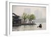 West Lake, Hangzhou, Zhejiang province, China, Asia-Michael Snell-Framed Photographic Print