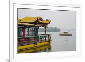 West Lake, Hangzhou, Zhejiang province, China, Asia-Michael Snell-Framed Photographic Print