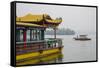 West Lake, Hangzhou, Zhejiang province, China, Asia-Michael Snell-Framed Stretched Canvas