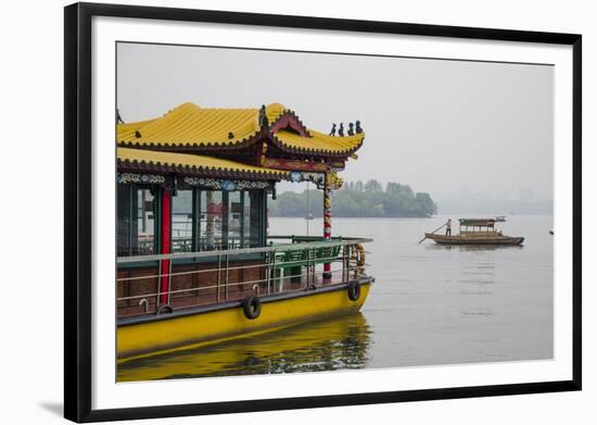 West Lake, Hangzhou, Zhejiang province, China, Asia-Michael Snell-Framed Photographic Print