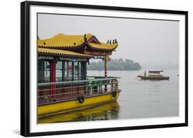 West Lake, Hangzhou, Zhejiang province, China, Asia-Michael Snell-Framed Photographic Print