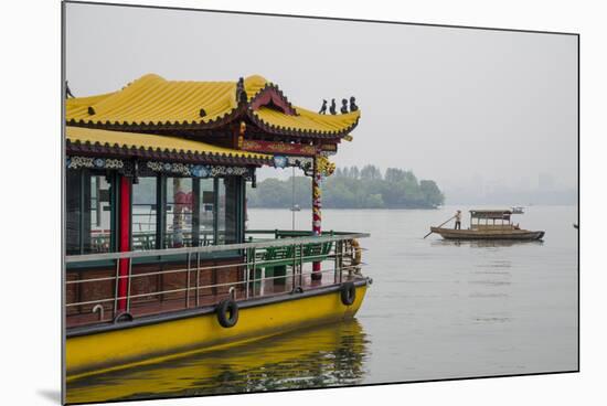 West Lake, Hangzhou, Zhejiang province, China, Asia-Michael Snell-Mounted Photographic Print