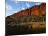 West Macdonnell National Park, Early Morning Sunlight on Glen Helen Gorge, Australia-William Gray-Mounted Photographic Print