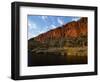 West Macdonnell National Park, Early Morning Sunlight on Glen Helen Gorge, Australia-William Gray-Framed Photographic Print