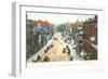 West Main Street, Meriden, Connecticut-null-Framed Art Print