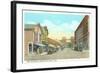 West Main Street, Mystic, Connecticut-null-Framed Art Print