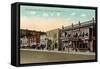 West Main Street, Warsaw-null-Framed Stretched Canvas