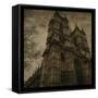 West Minster Abbey-John W Golden-Framed Stretched Canvas