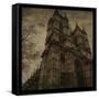 West Minster Abbey-John W Golden-Framed Stretched Canvas