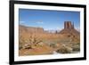 West Mitten Butte, Monument Valley Navajo Tribal Park, Utah, United States of America, North Americ-Richard Maschmeyer-Framed Photographic Print