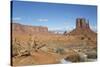 West Mitten Butte, Monument Valley Navajo Tribal Park, Utah, United States of America, North Americ-Richard Maschmeyer-Stretched Canvas