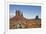 West Mitten Butte on left and East Mitten Butte on right, Monument Valley Navajo Tribal Park, Utah,-Richard Maschmeyer-Framed Photographic Print