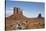 West Mitten Butte on left and East Mitten Butte on right, Monument Valley Navajo Tribal Park, Utah,-Richard Maschmeyer-Stretched Canvas