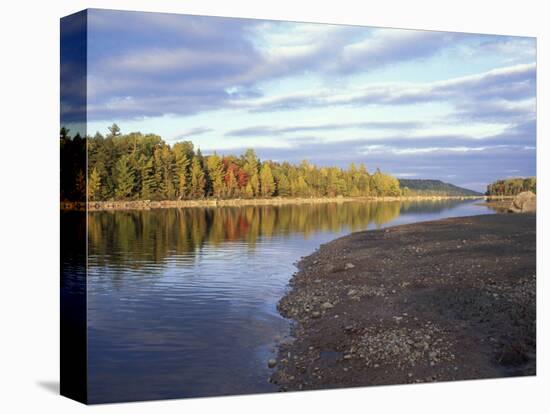 West of Baxter State Park, near 100 Mile Wilderness, Appalachian Trail, Maine, USA-Jerry & Marcy Monkman-Stretched Canvas