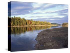 West of Baxter State Park, near 100 Mile Wilderness, Appalachian Trail, Maine, USA-Jerry & Marcy Monkman-Stretched Canvas