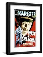 West of Shanghai - Movie Poster Reproduction-null-Framed Photo