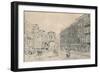 'West of Temple Bar, 1772', (1920)-James Miller-Framed Giclee Print