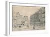 'West of Temple Bar, 1772', (1920)-James Miller-Framed Giclee Print