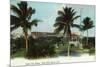West Palm Beach, Florida - The Palms Hotel Exterior View-Lantern Press-Mounted Art Print