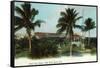 West Palm Beach, Florida - The Palms Hotel Exterior View-Lantern Press-Framed Stretched Canvas