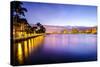 West Palm Beach Florida, USA Cityscape on the Intracoastal Waterway.-SeanPavonePhoto-Stretched Canvas