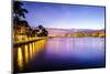 West Palm Beach Florida, USA Cityscape on the Intracoastal Waterway.-SeanPavonePhoto-Mounted Photographic Print