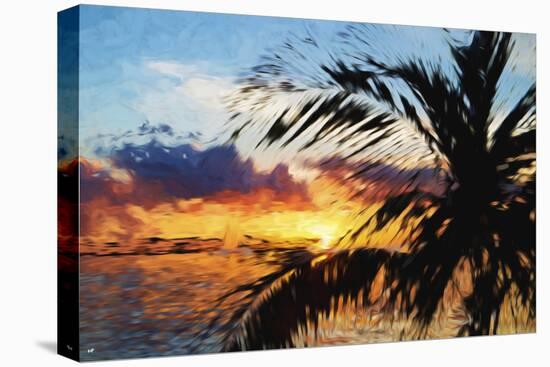 West Palm - In the Style of Oil Painting-Philippe Hugonnard-Stretched Canvas