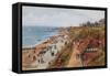 West Parade and Cliff, Clacton-On-Sea-Alfred Robert Quinton-Framed Stretched Canvas