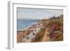 West Parade and Cliff, Clacton-On-Sea-Alfred Robert Quinton-Framed Giclee Print