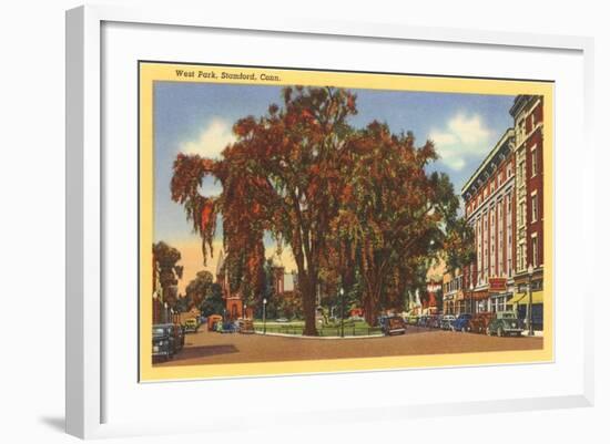 West Park, Stamford, Connecticut-null-Framed Art Print