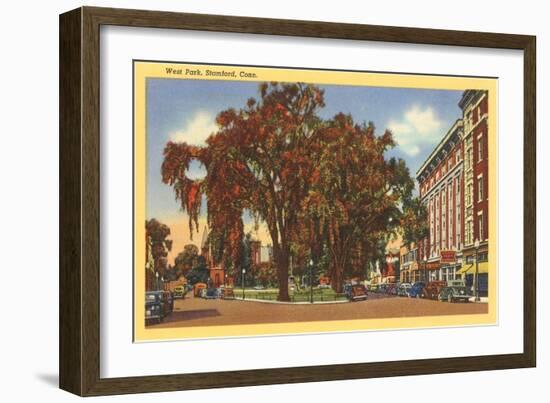 West Park, Stamford, Connecticut-null-Framed Art Print