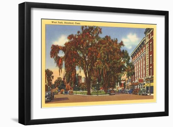 West Park, Stamford, Connecticut-null-Framed Art Print