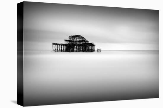 West Pier Pano-Rob Cherry-Stretched Canvas
