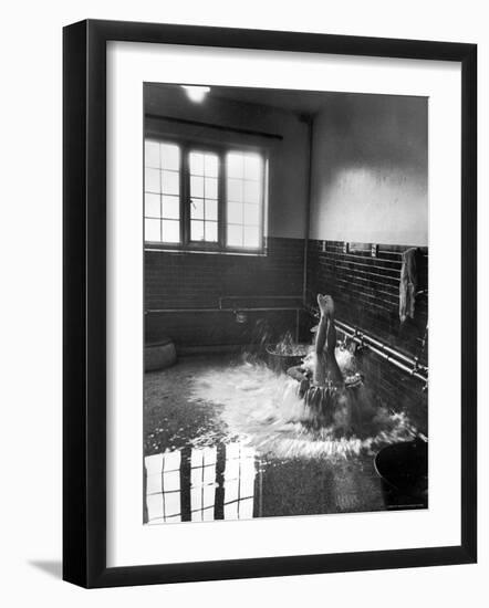 West Point Cadet Adjutant Reading Orders of the Day to 1,650 Cadets at the US Military Academy-Cornell Capa-Framed Photographic Print